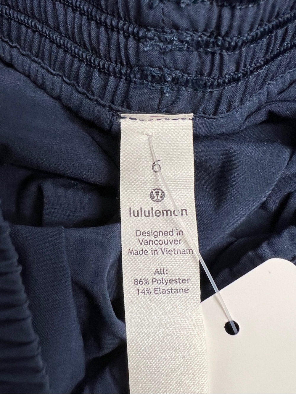 Lululemon Womens The Everyday Skirt Asymmetrical Sportswear Navy Blue, Size 6 - Picture 9 of 11